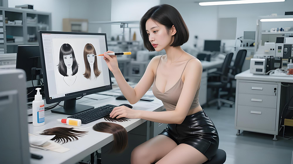 🀀秃顶自救指南!真人发丝假发定制,手工钩织自然到亲妈都认不出