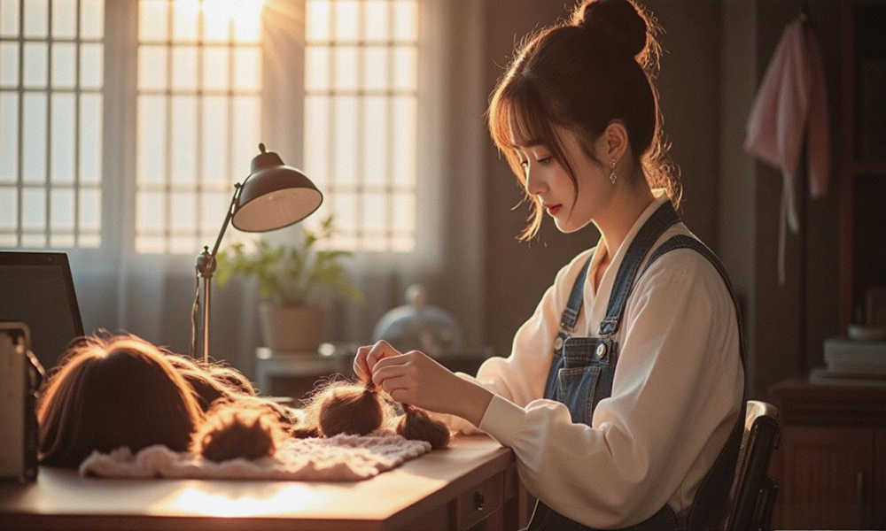 🀀秃顶自救指南!真人发丝假发定制,手工钩织自然到亲妈都认不出