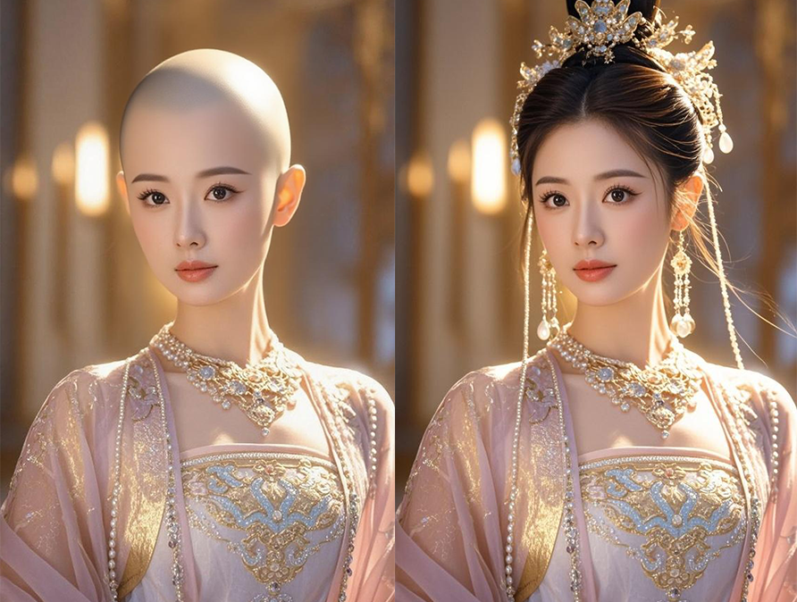 揭秘明星和名媛们“天生好发”的秘密:原来是定制假发