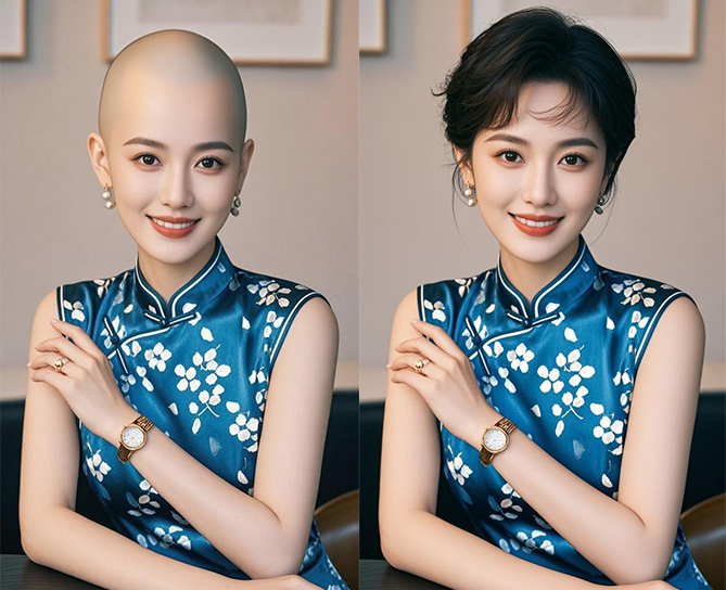 揭秘明星和名媛们“天生好发”的秘密:原来是定制假发