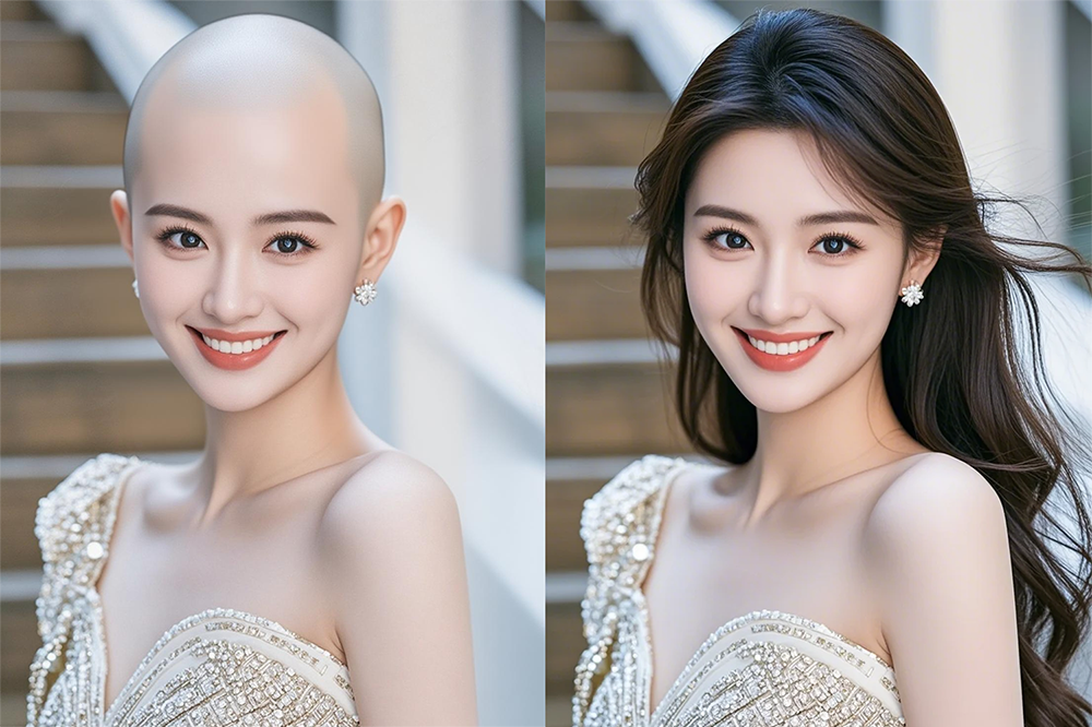 揭秘明星和名媛们“天生好发”的秘密:原来是定制假发