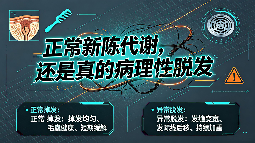 头发掉的严重怎么办?科学防脱全攻略,从根源改善掉发困扰💡